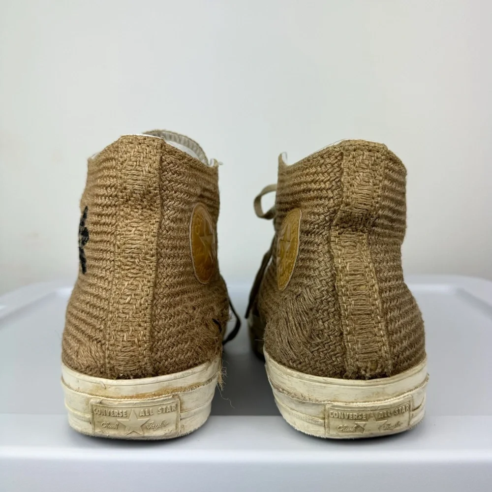 Converse X Golf Le Fleur Chuck 70 High Top Sneakers Sz 11 Mens Burlap Tan